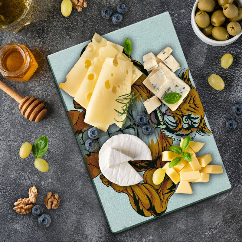 Planche à découper en verre trempé Ambesonne