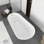 x Freestanding Soaking Plastic / Acrylic Bathtub