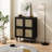4-Doors Rattan Mesh Storage Cabinet-1215822707