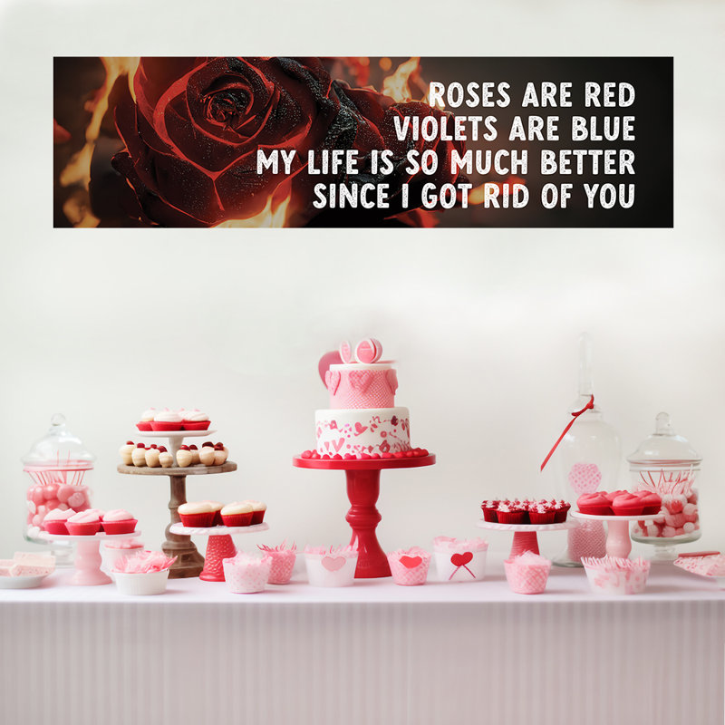 Bannières / enseignes de la Saint-Valentin