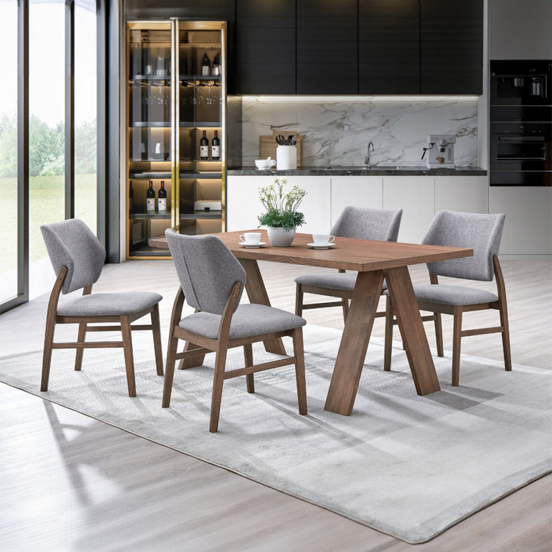 Sarha Dining Table Set, Gray