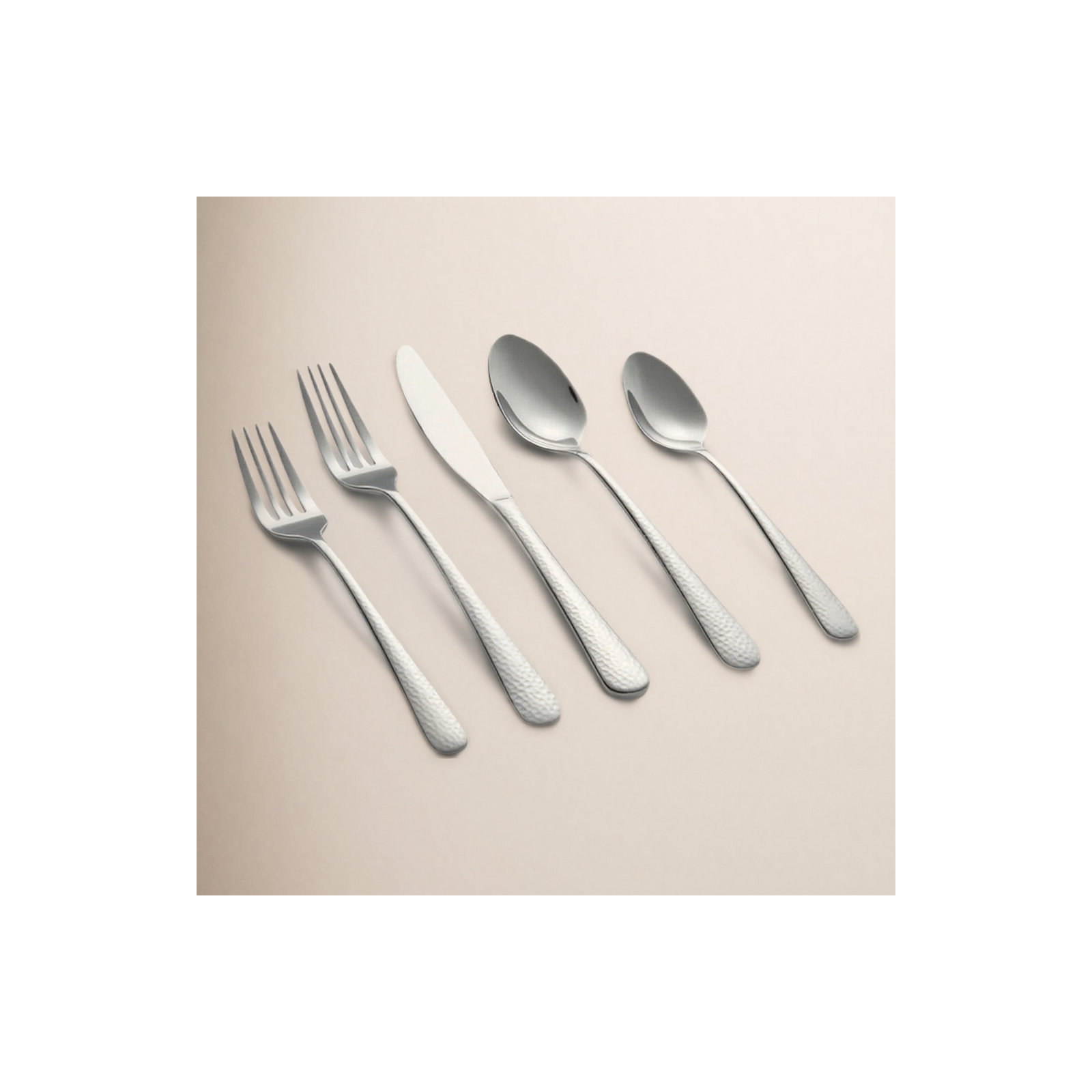 Keene 20 Piece Flatware Set, Service for 4, Silver