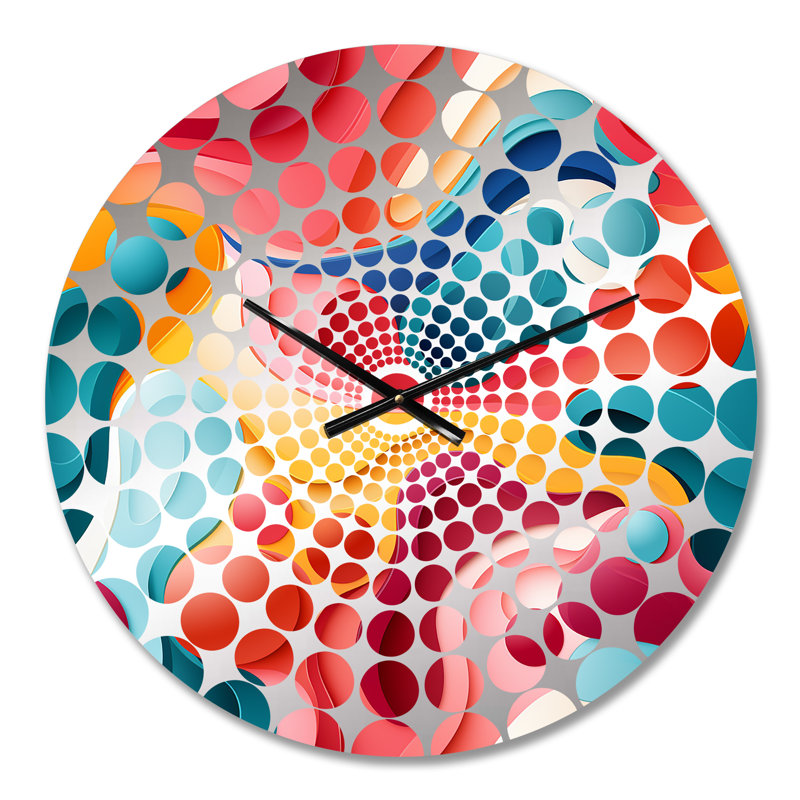 Horloge murale Popart, Médium