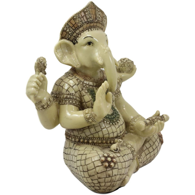 Figurine Vinayaka Ganesha en méditation