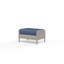 Manhattan Wicker Outdoor Ottoman with Sunbrella® Cushion-98128145