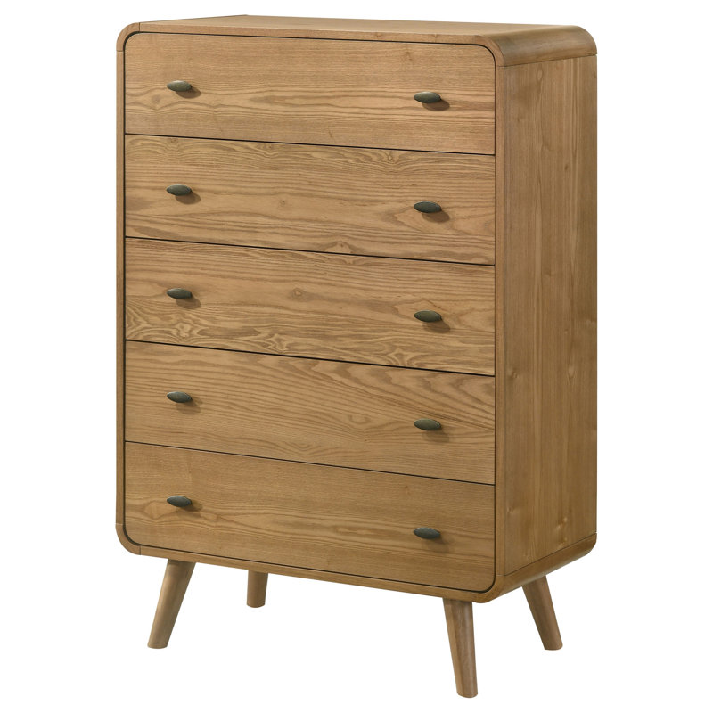 Commode à 5 tiroirs Winston Light Ash