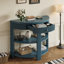 Console en bois avec tiroir et tablettes-133712550
