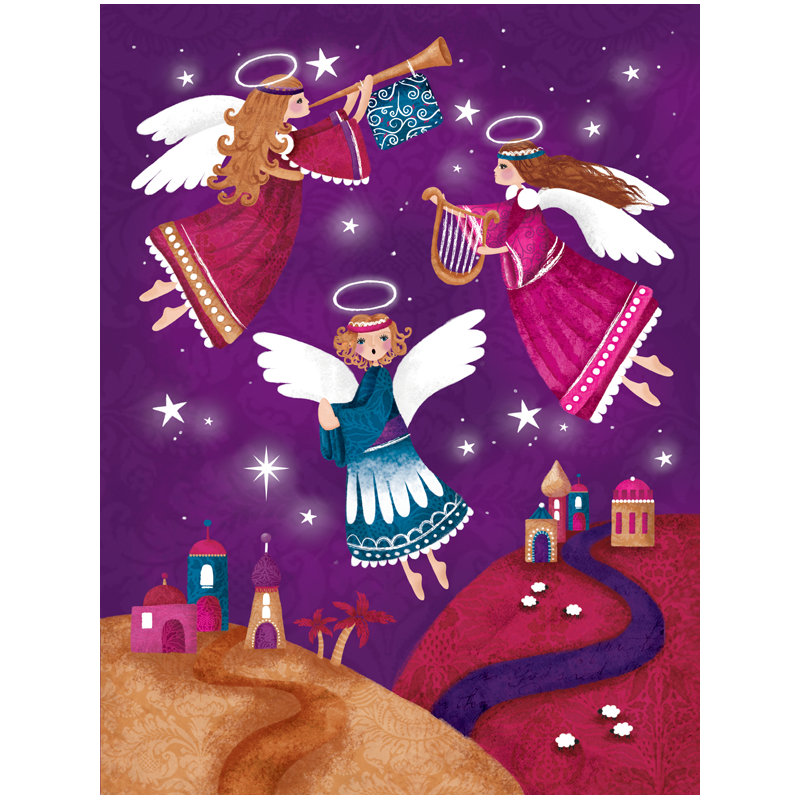 Daylesford Double Sided Polyester Christmas Garden Flag, 28" H x 40" W