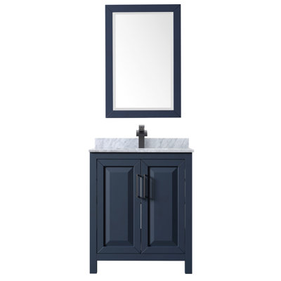 Ensemble de meuble-lavabo simple l 30 po avec miroir Daria