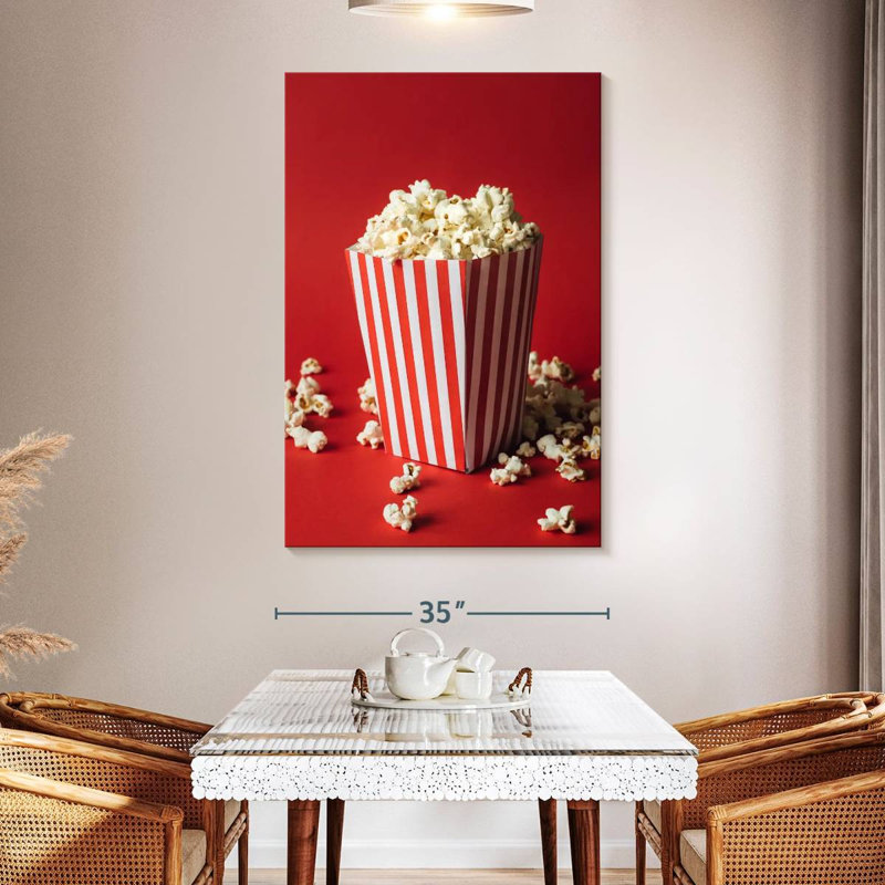Yarlin Cinema Popcorn, 51" H x 34" W