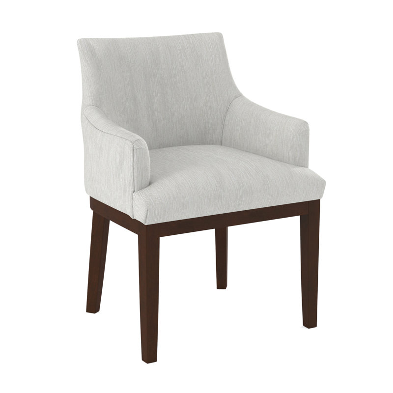 19'' H Upholstered Armchair, Pecan, 61492-88