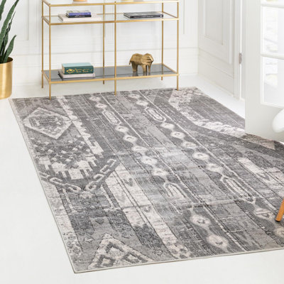 Tapis gris Sappington