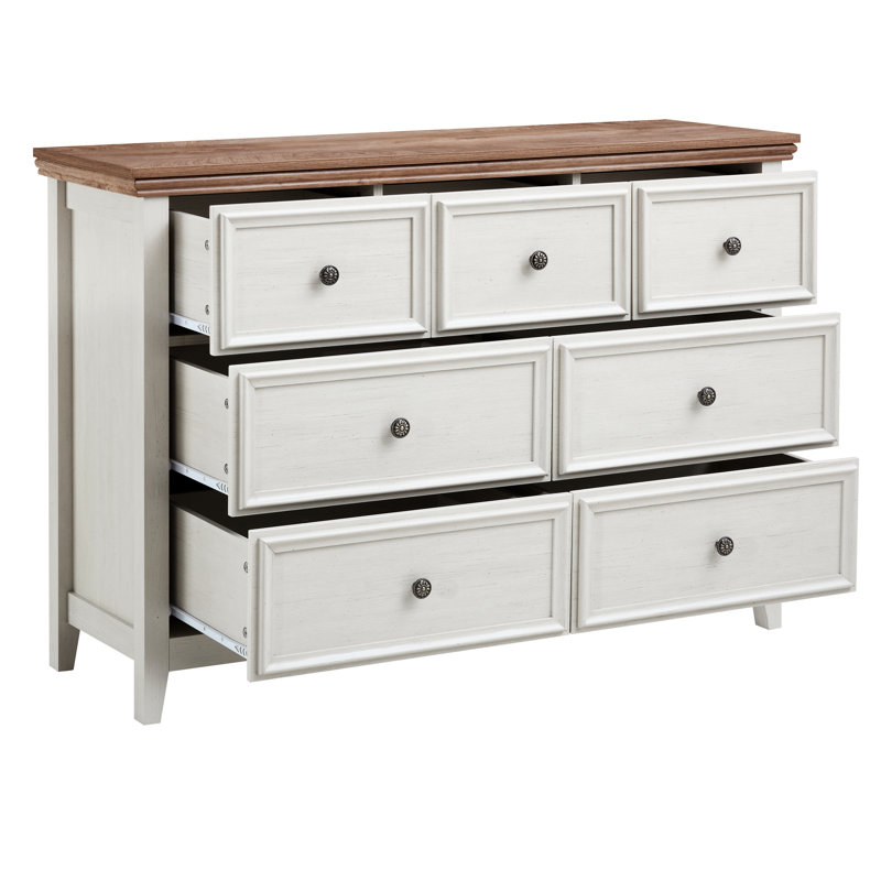 Armoire 7 tiroirs Modern Beige Modern