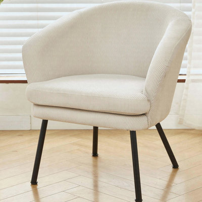 Corduroy Accent Chair