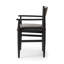 Harding Polyurethane Low Back Armchair in Black