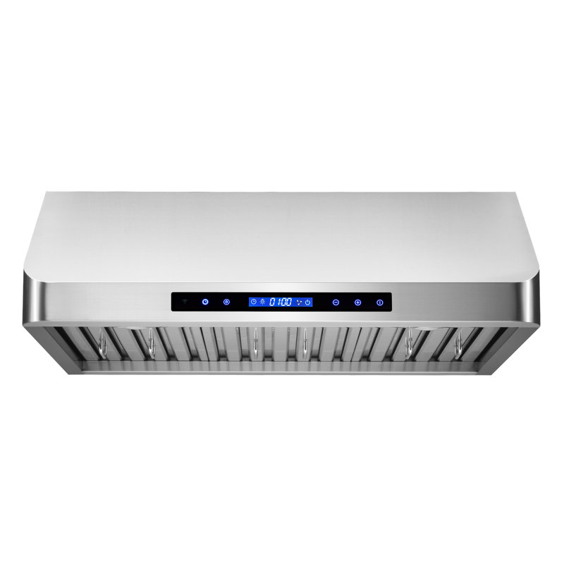 Cosmo Haven Collection 500 CFM Ducted Under Cabinet Range Hood, Touch Controls, LED Lights, Stainless Steel