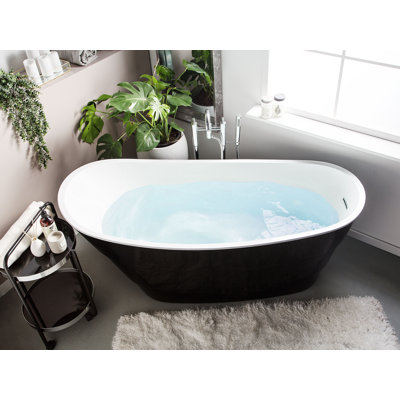 Mehar 1700mm x 730mm Freestanding Soaking Acrylic Bathtub