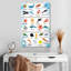 Carte de l'alphabet Sea Life-854301012