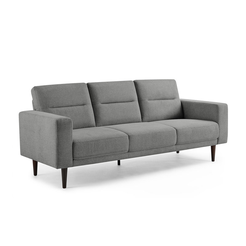 Heros 214.1Cm Square Arms Sofa, Grey