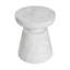 Outdoor Travertine Side Table-1082747584