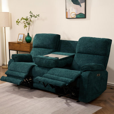 Electric Power Zero Gravity Reclining Sofa with Massage & USB/Type-C Ports