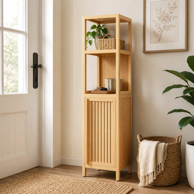 Armoire de rangement en bambou