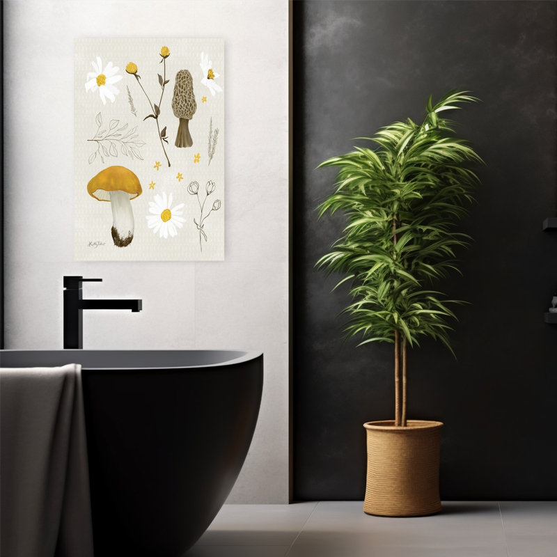 Woodland Clearing Contemporary Flower Art, 24" H x 16" W