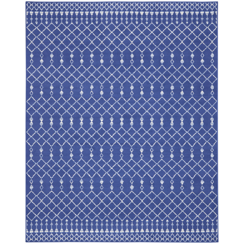 Geometric Indoor Rug, Rectangle 8'4" x 11'6"