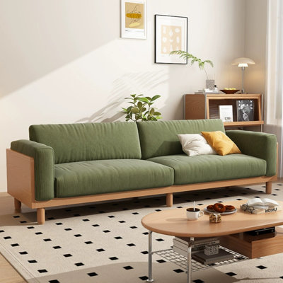 Simple Corduroy Straight - layout Sofa