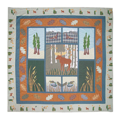 Moose Cotton Duvet Cover