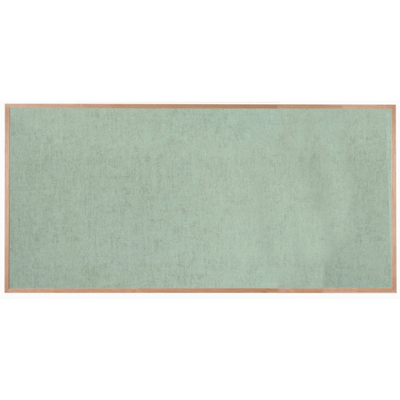 Tableau d'affichage mural en toile de jute, 48 po x 144 po, Vert