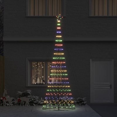  LED Christmas Tree 138.5 x 138.5 x 399 cm Metal