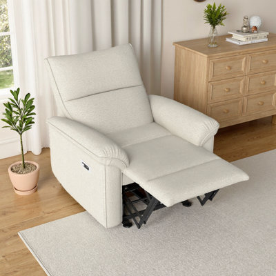 Zero-wall Power Recliner Chair With Usb-c Port – Fabric Wall-hugger Recliner For Small Spaces & Apartments