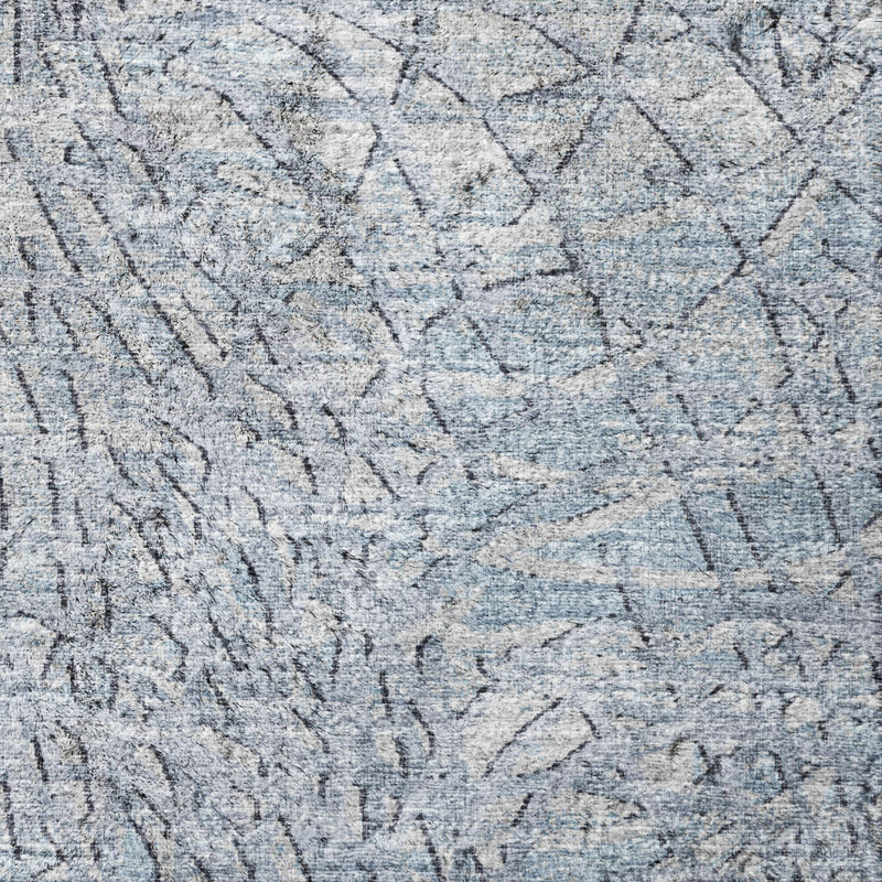 Tapis à poils longs fantaisiste Premium, Bleu, 10 pi x 14 pi