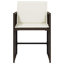 Outdoor Patio Dining Armchair with Cushion-681568794-681568799