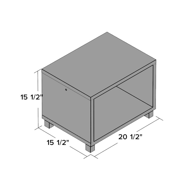 Cuevas End Table, Espresso