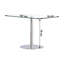 Adlingt Glass Top Metal Base Dining Table
