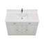 Meuble-lavabo simple 48 po en bois massif avec plateau en marbre d'ingénierie de 1 po-106492217-106492212
