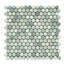 Carreau de mosaïque rond en verre 12 po x 12 po Eterna Penny-108486604