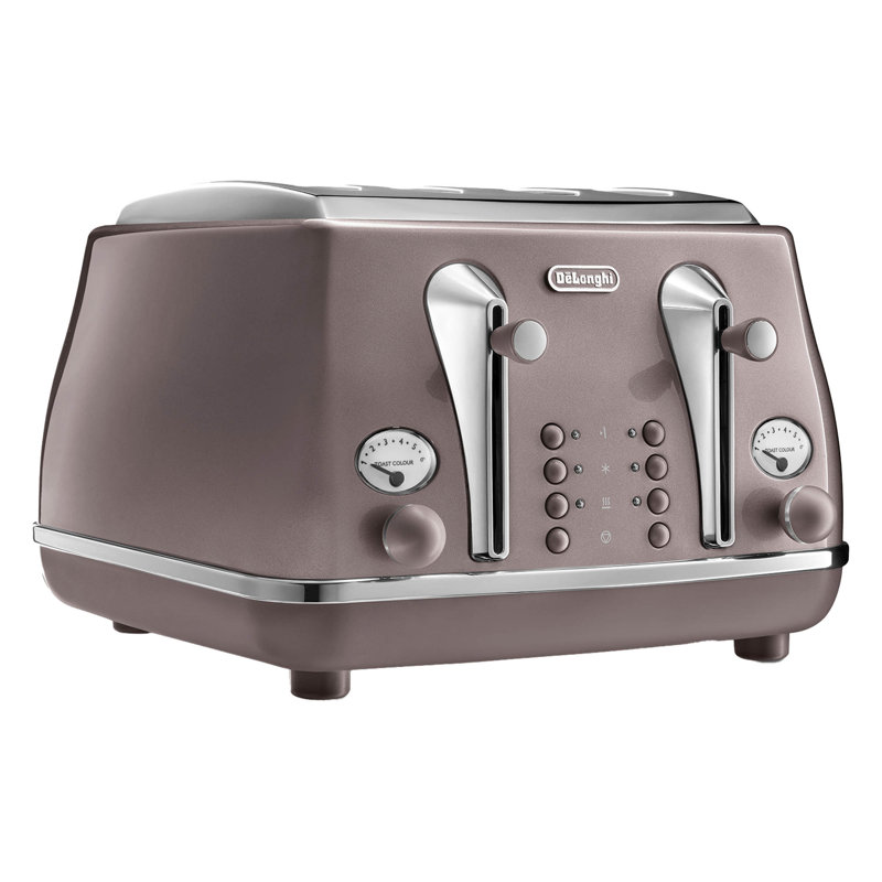 4 Slice Icona Capitals Toaster New York, Pink