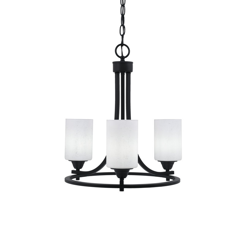 Lustre 3 lumières Paramount, Blanc
