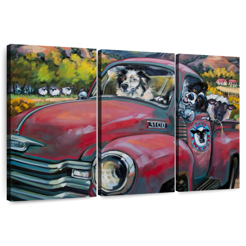 Ketti 1-800 Ewe Guys, 20" H x 33" W