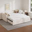 Lit de jour extensible avec couchette Formora Modern Chenille-117492879