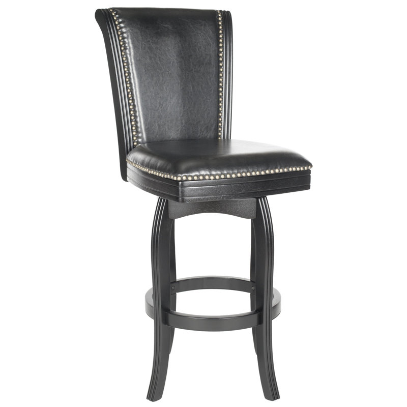 Tabouret tournant 29 "avec coussin Fionnbharr Massimo, Noir, noir, noir, noir, Noir