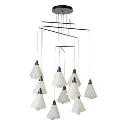 Mobius 10-Light Mobile Pendant - Dark Smoke - Standard Overall Height