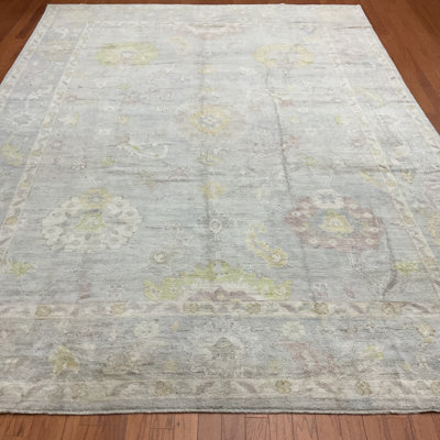 Hand Knotted Wool Geometric Rug