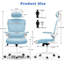 Motonobu Ergonomic Office Chair with Mesh Lumbar Support-631788500-631788496