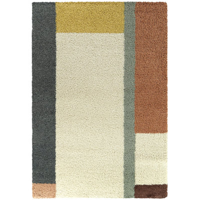 Folki Modern Geo Shag Area Rug