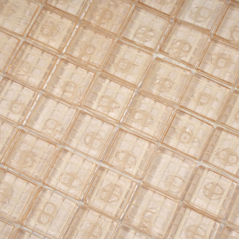 Skosh 0.6" x 0.6" Glass Grid Mosaic Wall & Floor Tile