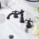 Alladdin Widespread Faucet 2-handle Bathroom Faucet with Drain Assembly